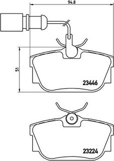 Magneti Marelli 363700485059 - Комплект спирачно феродо, дискови спирачки vvparts.bg