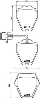 Magneti Marelli 363700485054 - Комплект спирачно феродо, дискови спирачки vvparts.bg