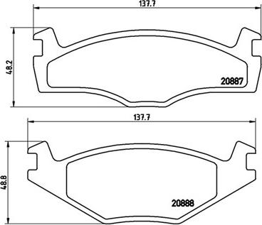 Magneti Marelli 363700485012 - Комплект спирачно феродо, дискови спирачки vvparts.bg