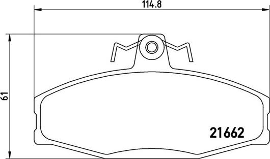 Magneti Marelli 363700485022 - Комплект спирачно феродо, дискови спирачки vvparts.bg