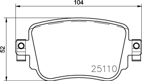 Magneti Marelli 363700485140 - Комплект спирачно феродо, дискови спирачки vvparts.bg