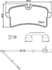 Magneti Marelli 363700485151 - Комплект спирачно феродо, дискови спирачки vvparts.bg