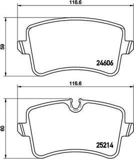 Magneti Marelli T2096MM - Комплект спирачно феродо, дискови спирачки vvparts.bg