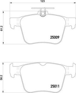 Magneti Marelli 363700485124 - Комплект спирачно феродо, дискови спирачки vvparts.bg