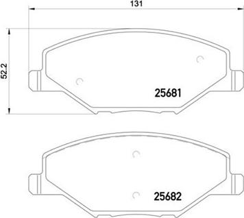 Magneti Marelli 363700485121 - Комплект спирачно феродо, дискови спирачки vvparts.bg