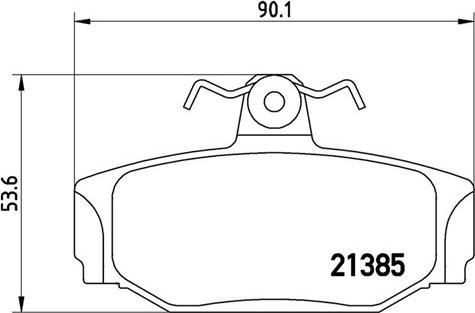 Magneti Marelli 363700486009 - Комплект спирачно феродо, дискови спирачки vvparts.bg