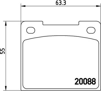 Magneti Marelli 363700486001 - Комплект спирачно феродо, дискови спирачки vvparts.bg