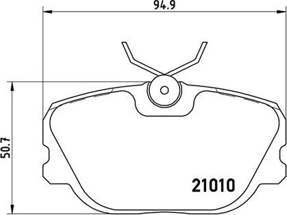 Magneti Marelli 363700486011 - Комплект спирачно феродо, дискови спирачки vvparts.bg