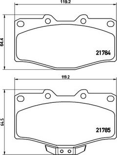 Magneti Marelli 363700483095 - Комплект спирачно феродо, дискови спирачки vvparts.bg