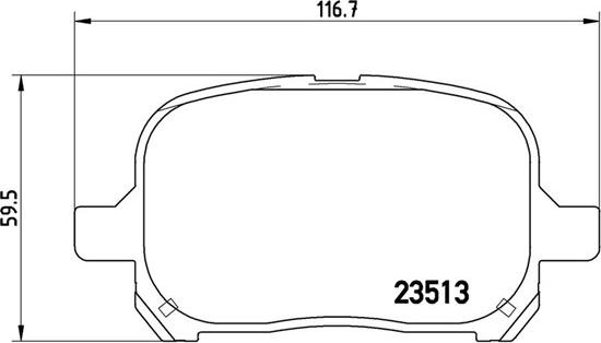 Magneti Marelli 363700483040 - Комплект спирачно феродо, дискови спирачки vvparts.bg