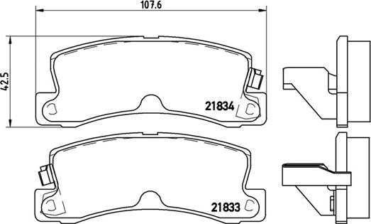 Magneti Marelli 363700483015 - Комплект спирачно феродо, дискови спирачки vvparts.bg