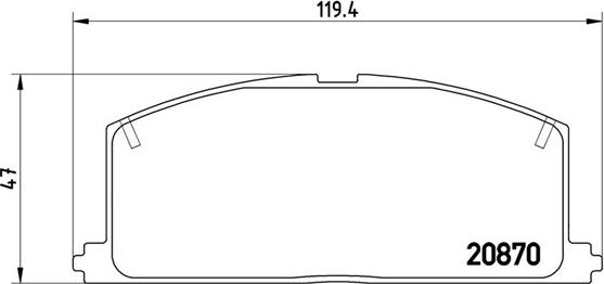 Magneti Marelli 363700483011 - Комплект спирачно феродо, дискови спирачки vvparts.bg