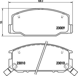 Magneti Marelli 363700483031 - Комплект спирачно феродо, дискови спирачки vvparts.bg