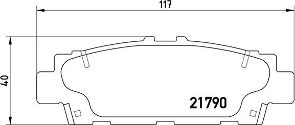 Magneti Marelli 363700483032 - Комплект спирачно феродо, дискови спирачки vvparts.bg