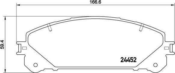 Magneti Marelli 363700483145 - Комплект спирачно феродо, дискови спирачки vvparts.bg