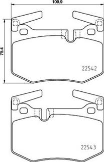 Magneti Marelli 363700483164 - Комплект спирачно феродо, дискови спирачки vvparts.bg