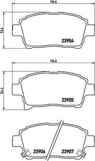 Magneti Marelli 363700483103 - Комплект спирачно феродо, дискови спирачки vvparts.bg