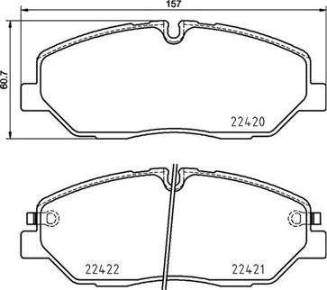 Magneti Marelli 363700430090 - Комплект спирачно феродо, дискови спирачки vvparts.bg