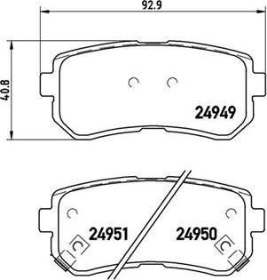 Magneti Marelli 363700430046 - Комплект спирачно феродо, дискови спирачки vvparts.bg