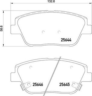 Magneti Marelli 363700430066 - Комплект спирачно феродо, дискови спирачки vvparts.bg