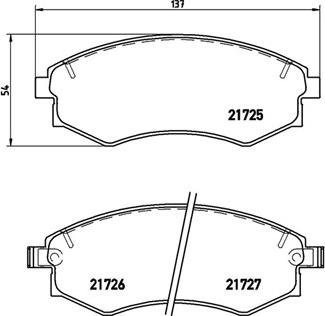 Magneti Marelli 363700203041 - Комплект спирачно феродо, дискови спирачки vvparts.bg