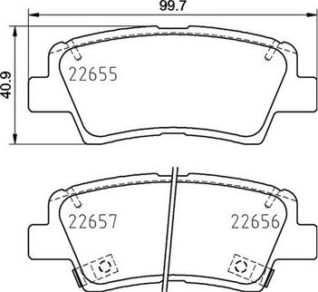 Magneti Marelli 363700430103 - Комплект спирачно феродо, дискови спирачки vvparts.bg