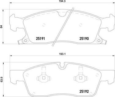 Magneti Marelli 363700437017 - Комплект спирачно феродо, дискови спирачки vvparts.bg