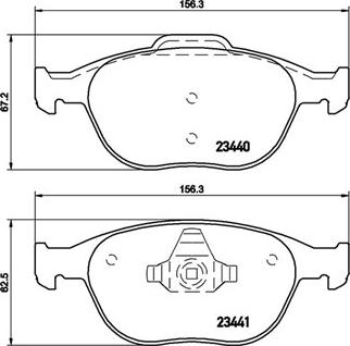 Magneti Marelli 363700424058 - Комплект спирачно феродо, дискови спирачки vvparts.bg