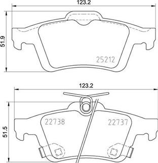 Magneti Marelli 363700424216 - Комплект спирачно феродо, дискови спирачки vvparts.bg