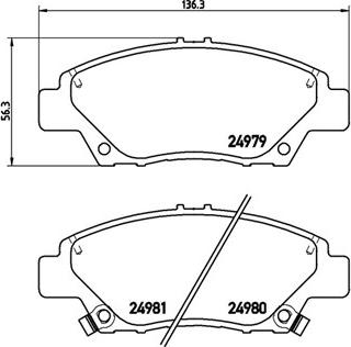 Metzger 1358.02 - Комплект спирачно феродо, дискови спирачки vvparts.bg