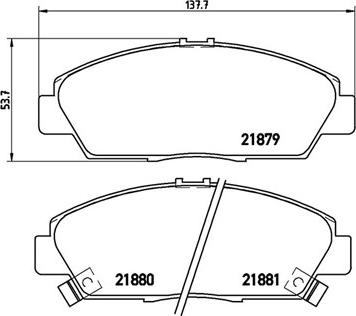 Magneti Marelli 363700428021 - Комплект спирачно феродо, дискови спирачки vvparts.bg