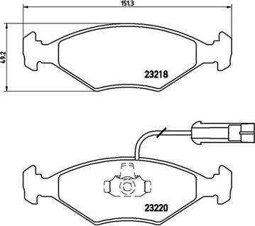 Magneti Marelli 363700423056 - Комплект спирачно феродо, дискови спирачки vvparts.bg