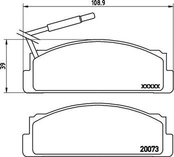 Spidan 30168 - Комплект спирачно феродо, дискови спирачки vvparts.bg