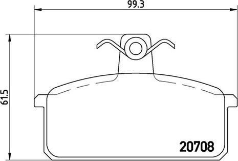 Magneti Marelli 363700423018 - Комплект спирачно феродо, дискови спирачки vvparts.bg