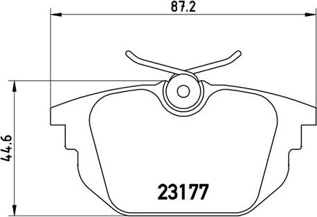 Magneti Marelli 363700423026 - Комплект спирачно феродо, дискови спирачки vvparts.bg