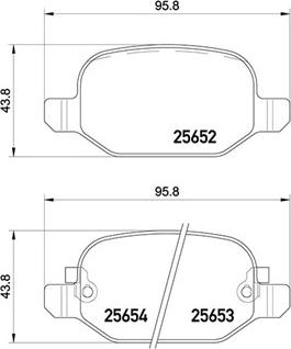 Magneti Marelli 363700423150 - Комплект спирачно феродо, дискови спирачки vvparts.bg