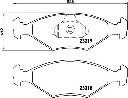 Magneti Marelli 363700423124 - Комплект спирачно феродо, дискови спирачки vvparts.bg