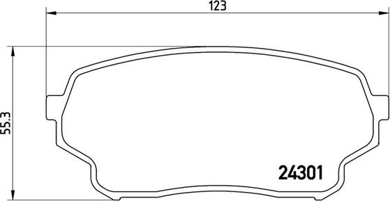 Magneti Marelli 363700479019 - Комплект спирачно феродо, дискови спирачки vvparts.bg