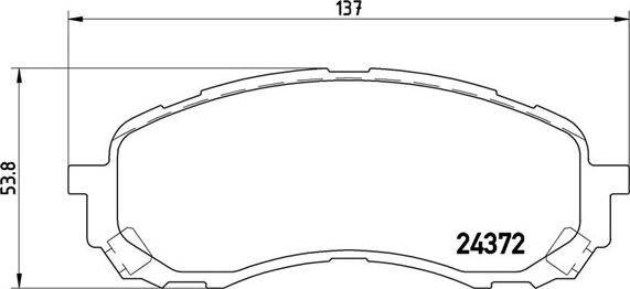 Magneti Marelli 363700478015 - Комплект спирачно феродо, дискови спирачки vvparts.bg