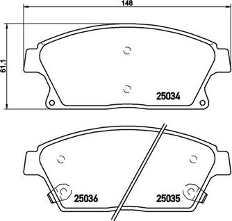 Magneti Marelli 363700559077 - Комплект спирачно феродо, дискови спирачки vvparts.bg