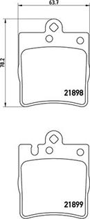 Magneti Marelli 363700550033 - Комплект спирачно феродо, дискови спирачки vvparts.bg