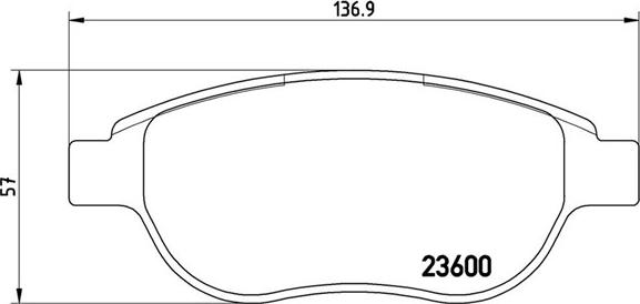 Magneti Marelli 363700561068 - Комплект спирачно феродо, дискови спирачки vvparts.bg