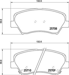 Magneti Marelli 363700530073 - Комплект спирачно феродо, дискови спирачки vvparts.bg