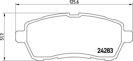 Magneti Marelli 363700524072 - Комплект спирачно феродо, дискови спирачки vvparts.bg