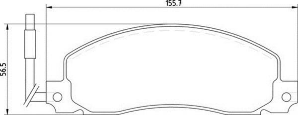 Magneti Marelli 363700209000 - Комплект спирачно феродо, дискови спирачки vvparts.bg