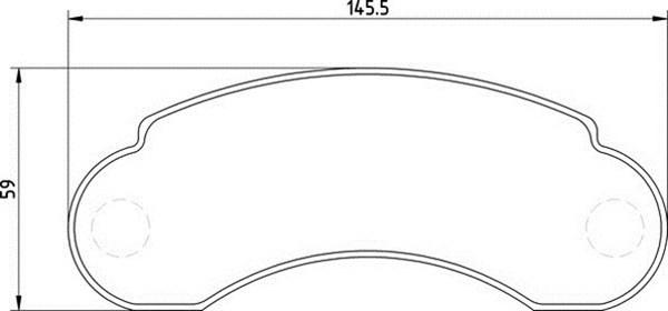 Magneti Marelli 363700209025 - Комплект спирачно феродо, дискови спирачки vvparts.bg