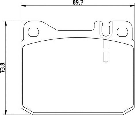 Magneti Marelli 363700204141 - Комплект спирачно феродо, дискови спирачки vvparts.bg