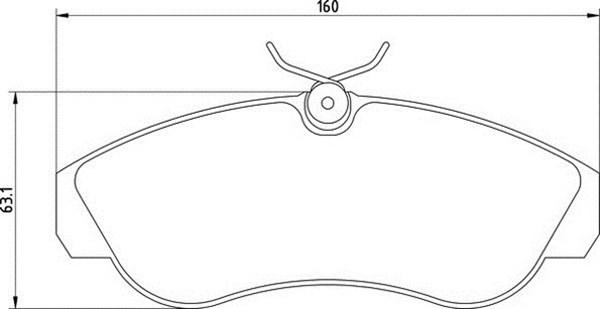 Magneti Marelli 363700205079 - Комплект спирачно феродо, дискови спирачки vvparts.bg