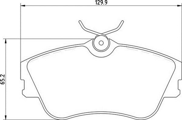 Magneti Marelli 363700205072 - Комплект спирачно феродо, дискови спирачки vvparts.bg