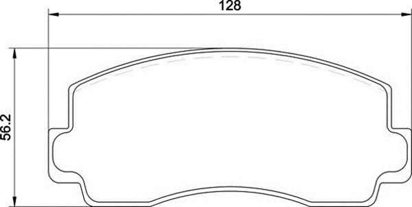 Magneti Marelli 363700200835 - Комплект спирачно феродо, дискови спирачки vvparts.bg